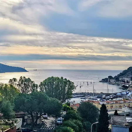 Center Bay & Port Sea View Front Apartment Villefranche-sur-Mer